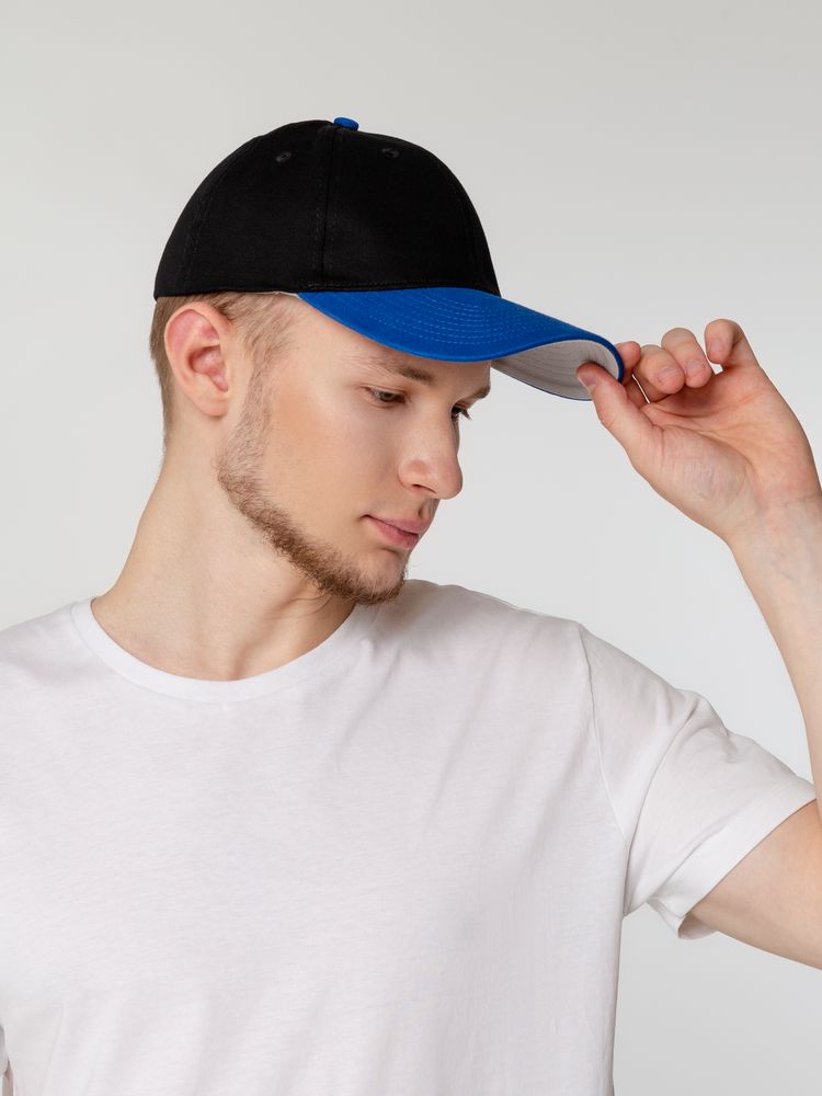 Бейсболка Ben Loyal, черная с синим — изображение 9