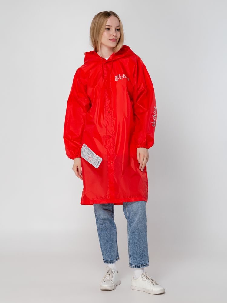Дождевик унисекс Rainman, красный — изображение 7