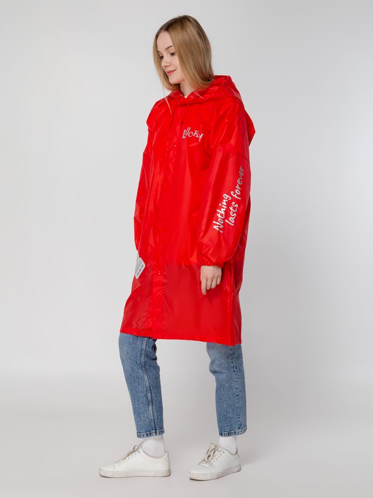Дождевик унисекс Rainman, красный — изображение 8