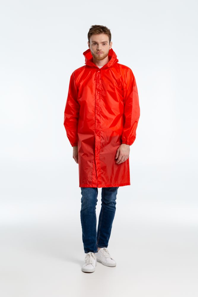 Дождевик унисекс Rainman, красный — изображение 4