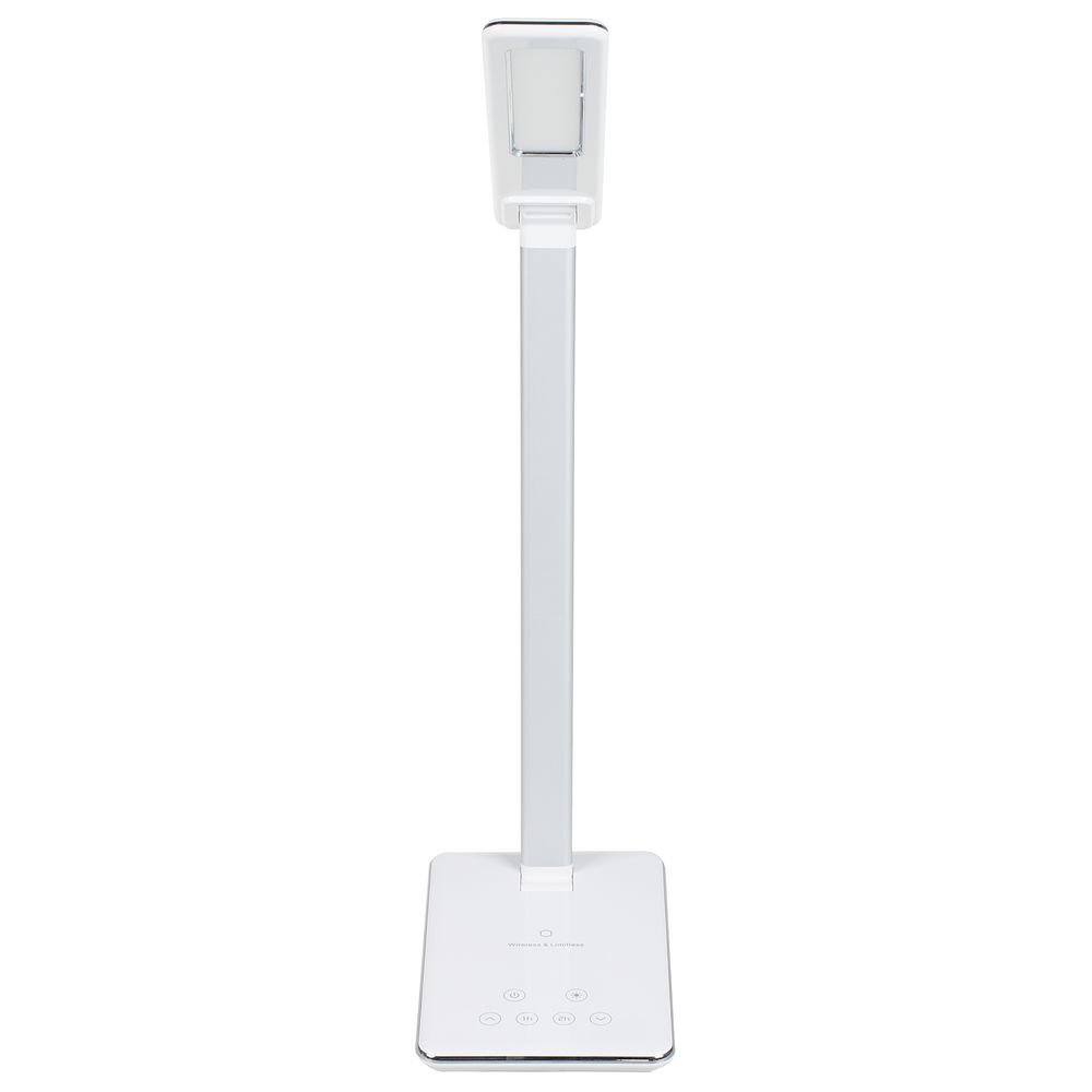 Настольная лампа с беспроводной зарядкой Power Spot, белая — изображение 5