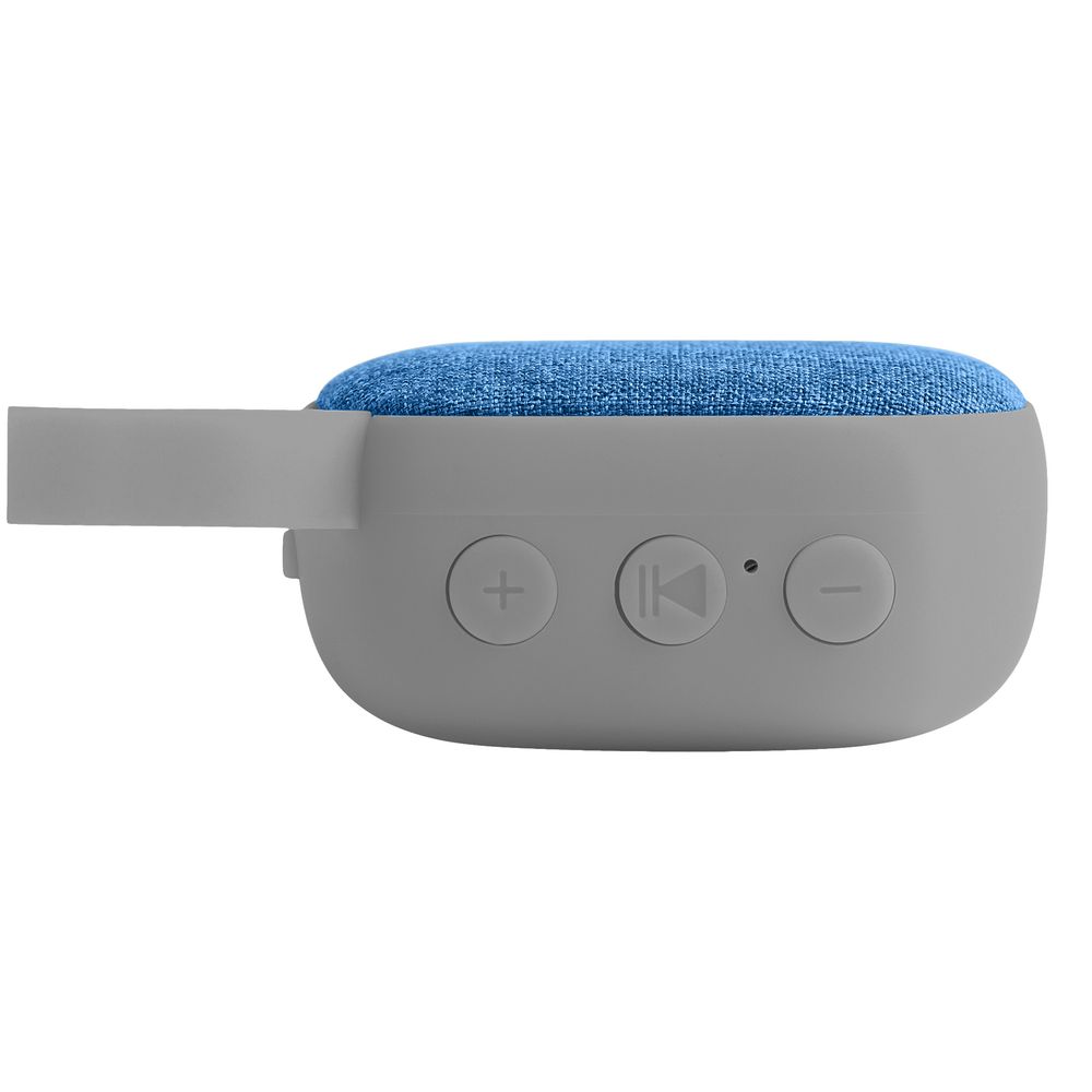 Беспроводная колонка Chubby, серая с голубым — изображение 4