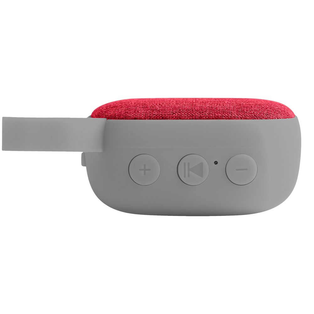 Беспроводная колонка Chubby, серая с красным — изображение 6