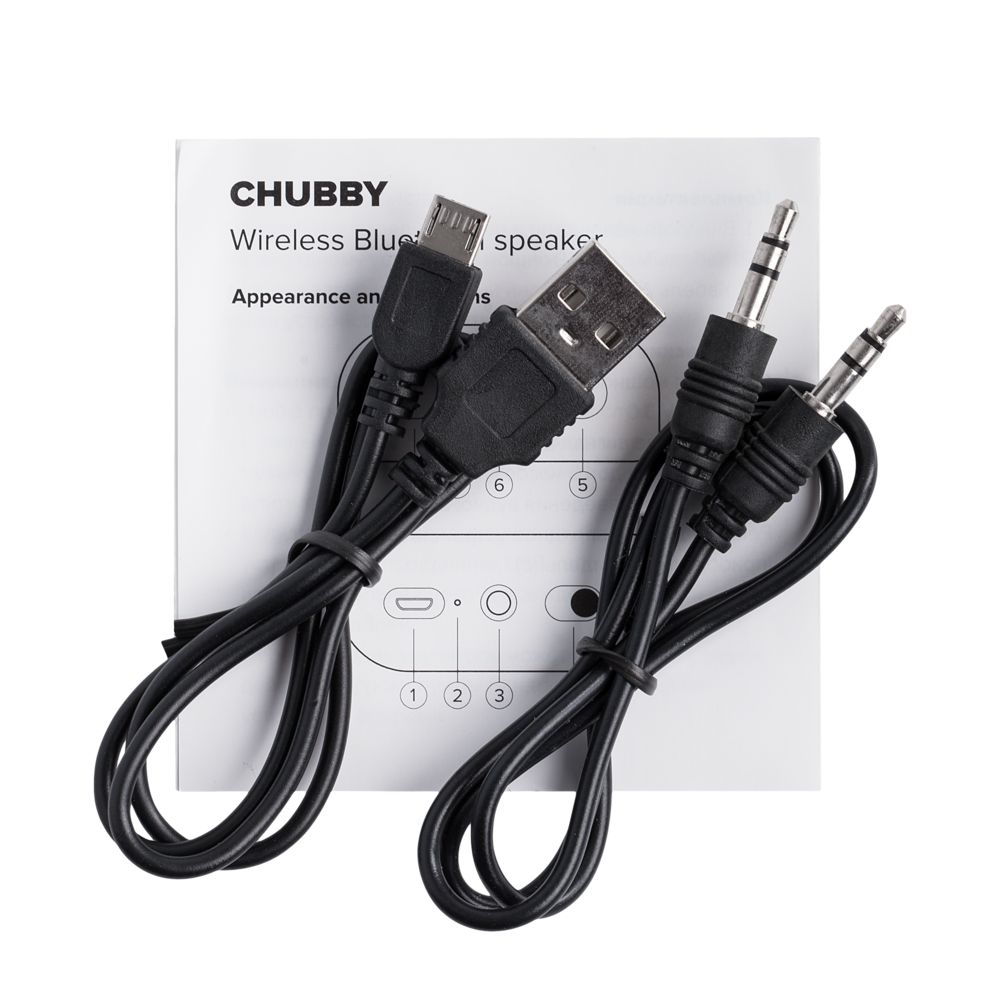 Беспроводная колонка Chubby, черная — изображение 8