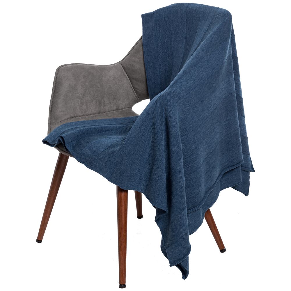 Плед Pleat, синий — изображение 3