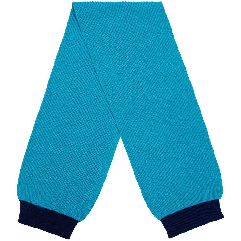 Шарф Snappy, бирюзовый с синим — изображение 4