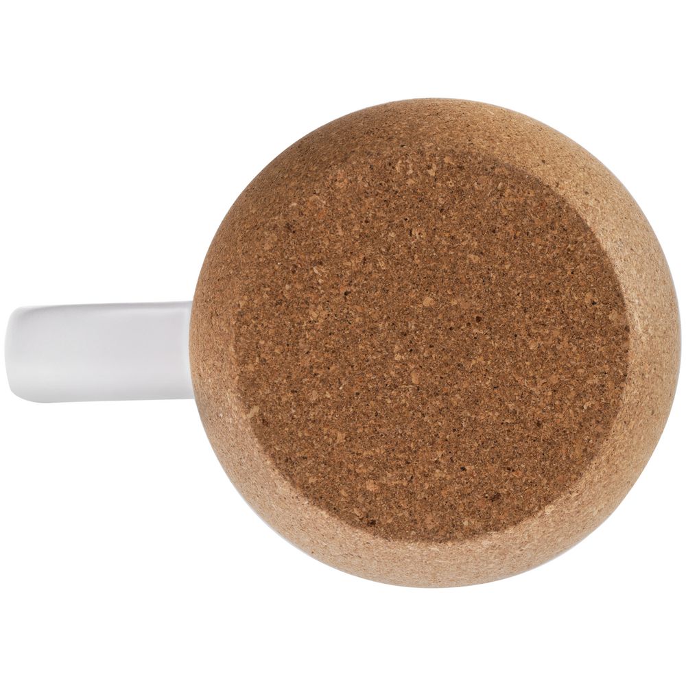 Кружка с пробковой подставкой Corky Walk для сублимационной печати, матовая, белая — изображение 5