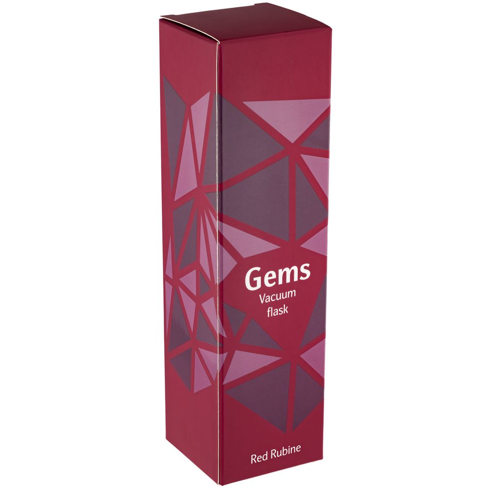 Термос Gems Red Rubine, красный рубин — изображение 7
