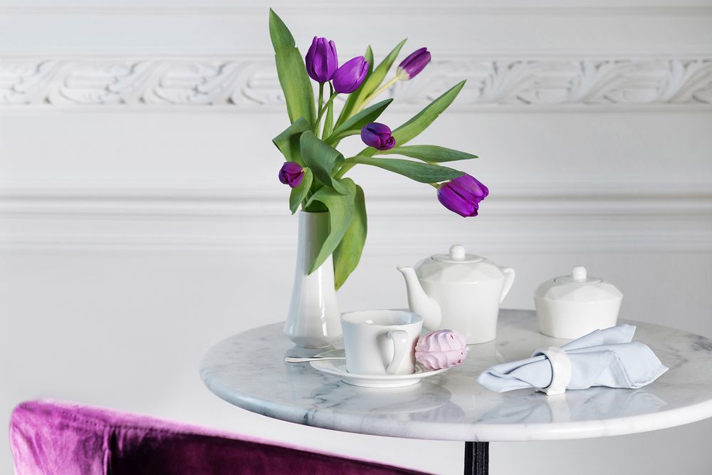 Чайная пара Diamante Bianco, белая — изображение 12