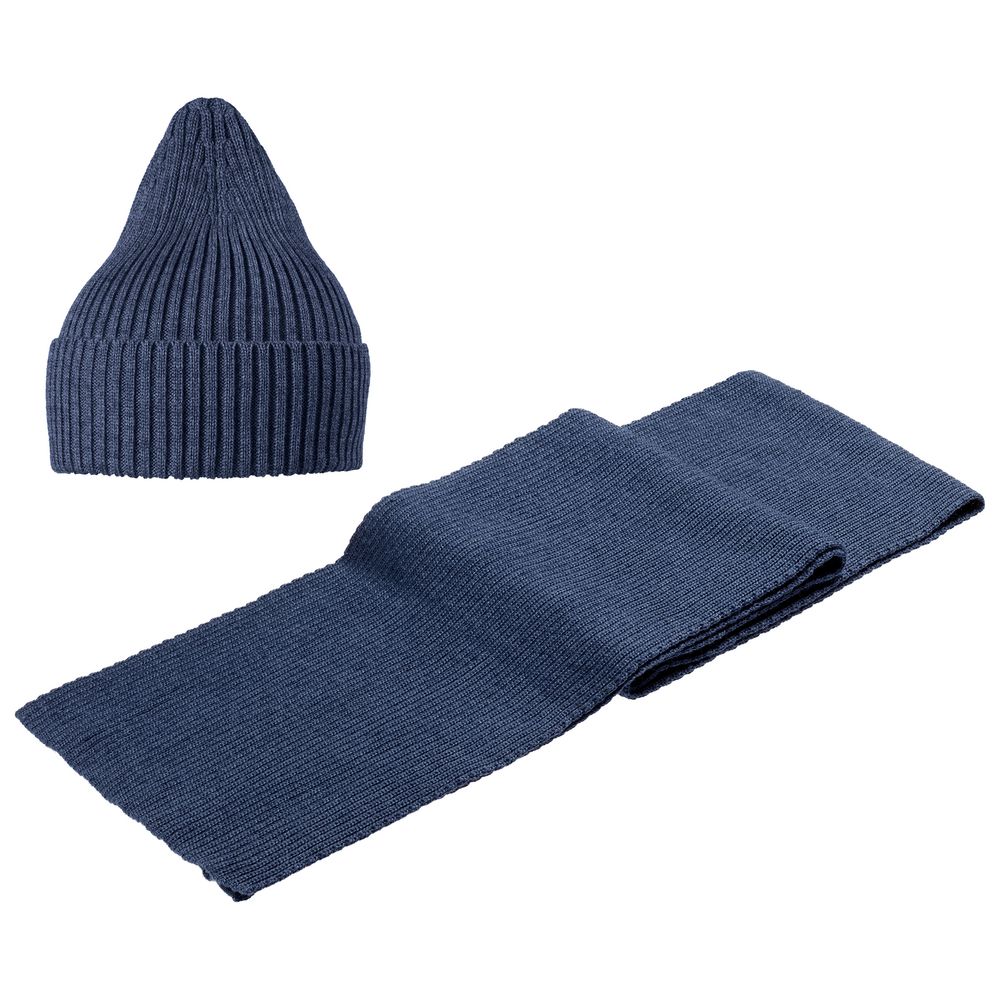 Шапка Stout, синий меланж — изображение 5