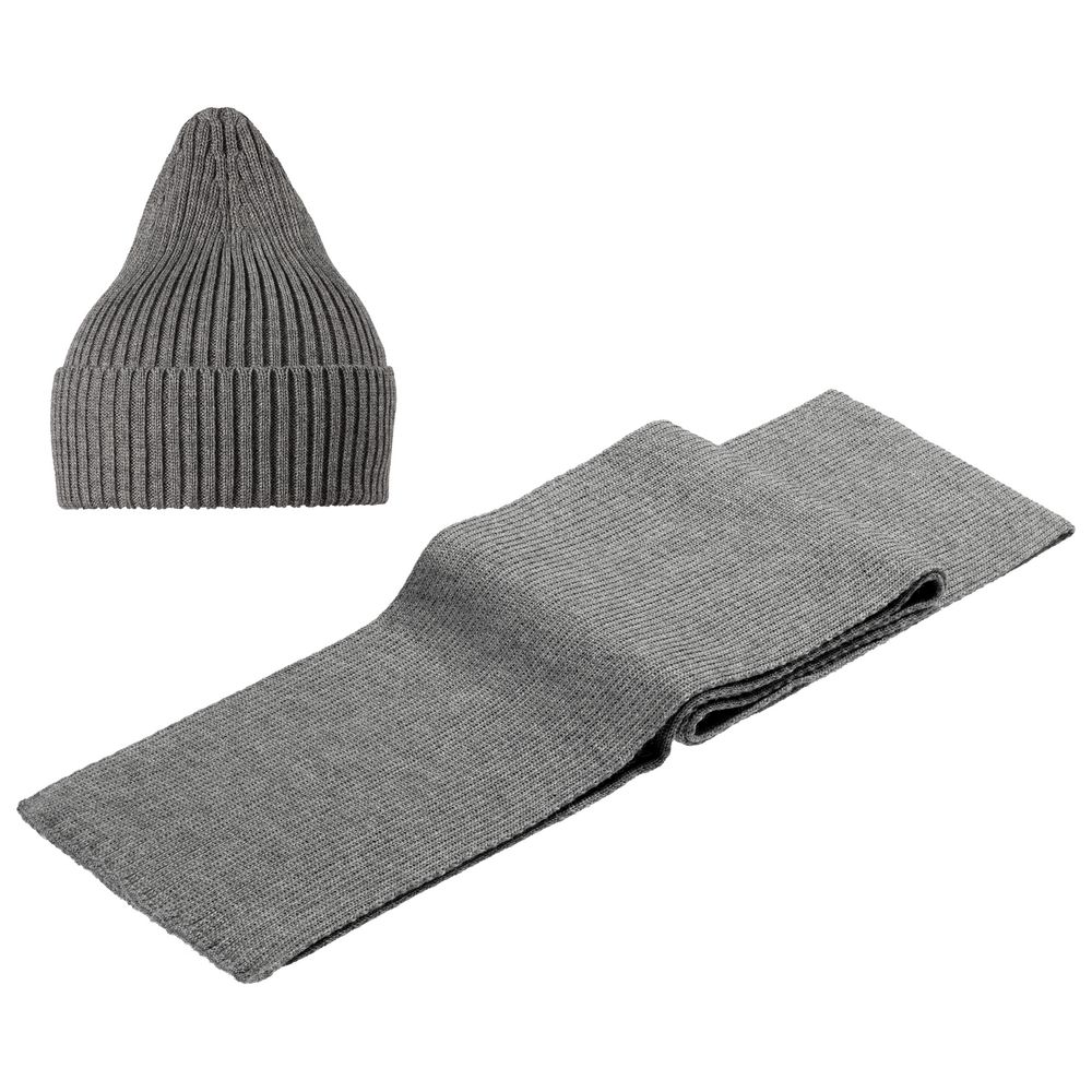 Шарф Stout, серый меланж — изображение 6