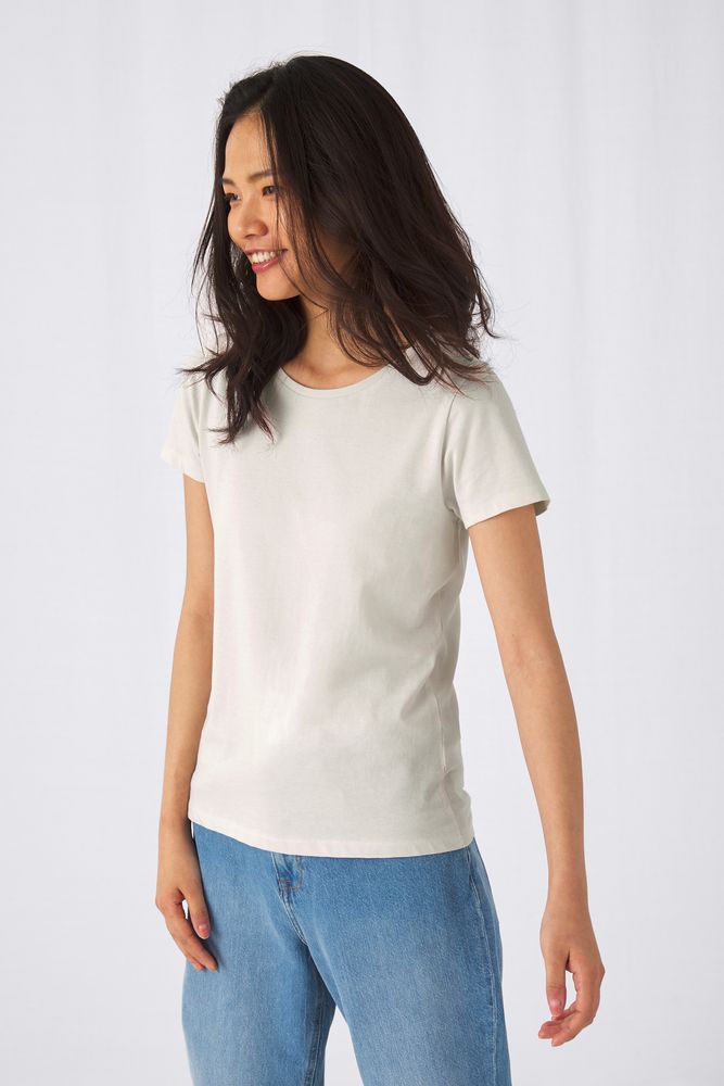 Футболка женская E150 Inspire (Organic), бордовая — изображение 5