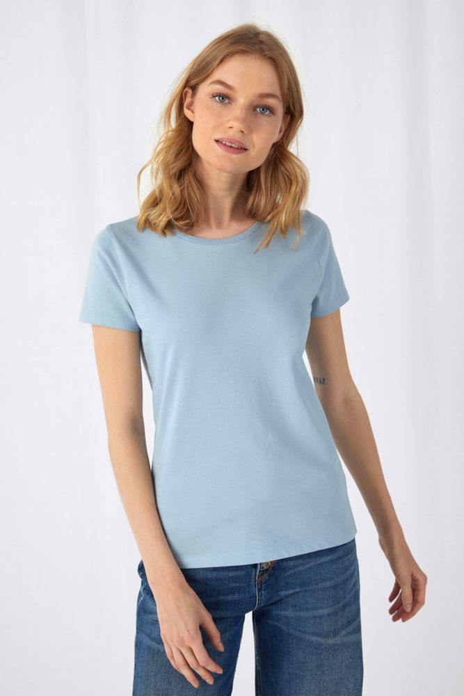 Футболка женская E150 Inspire (Organic), бордовая — изображение 6