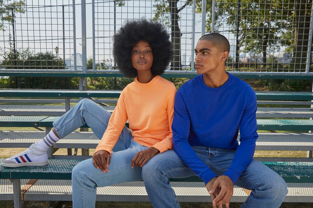 Свитшот унисекс Set In, черный — изображение 7