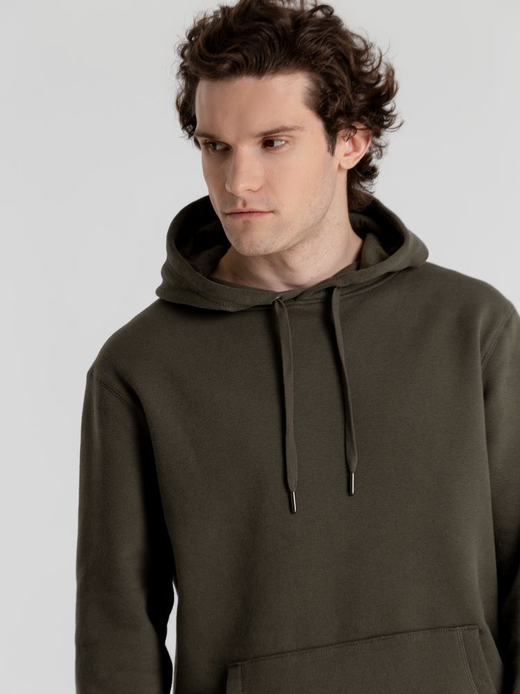 Толстовка с капюшоном унисекс King, хаки — изображение 4