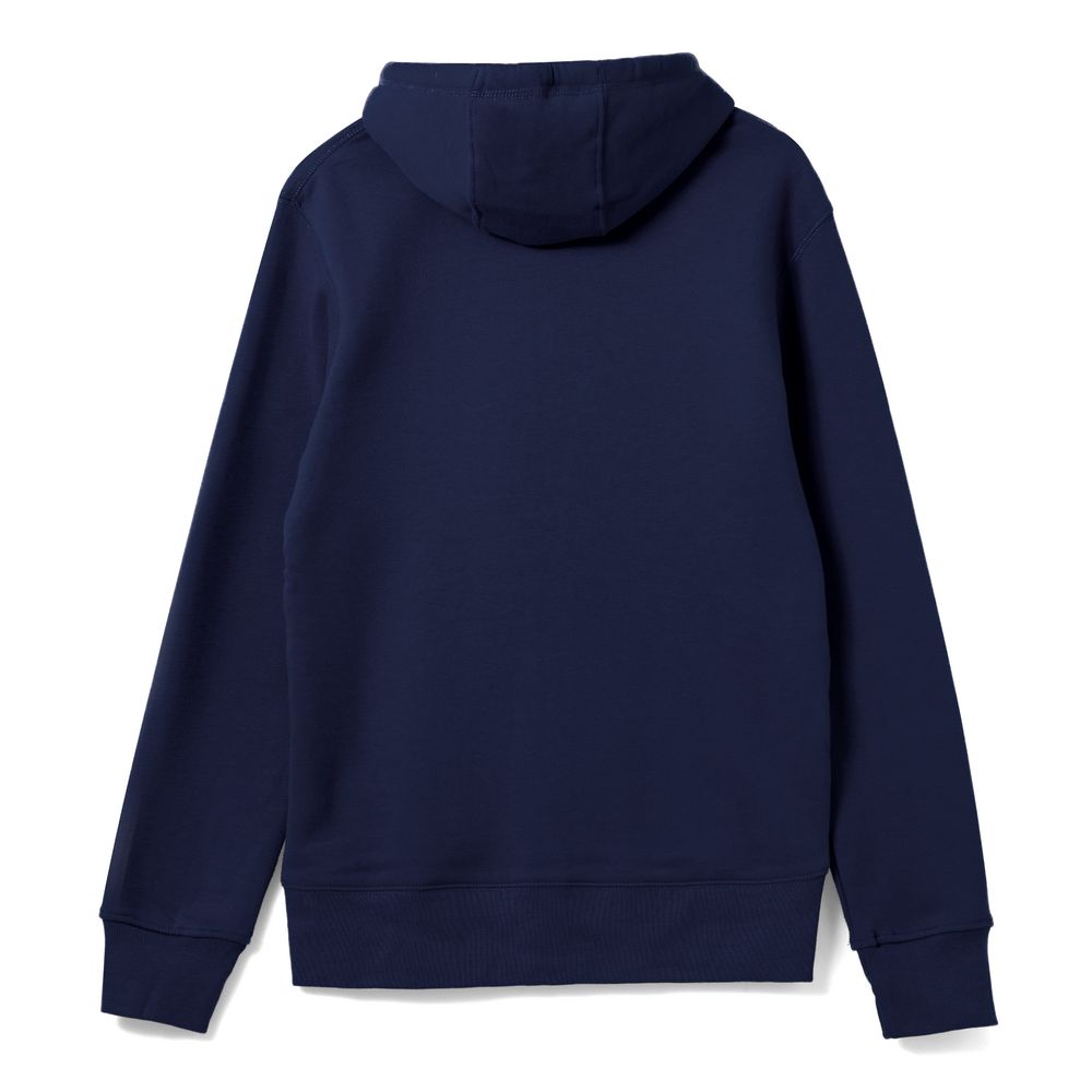 Толстовка на молнии с капюшоном унисекс King, темно-синяя — изображение 3