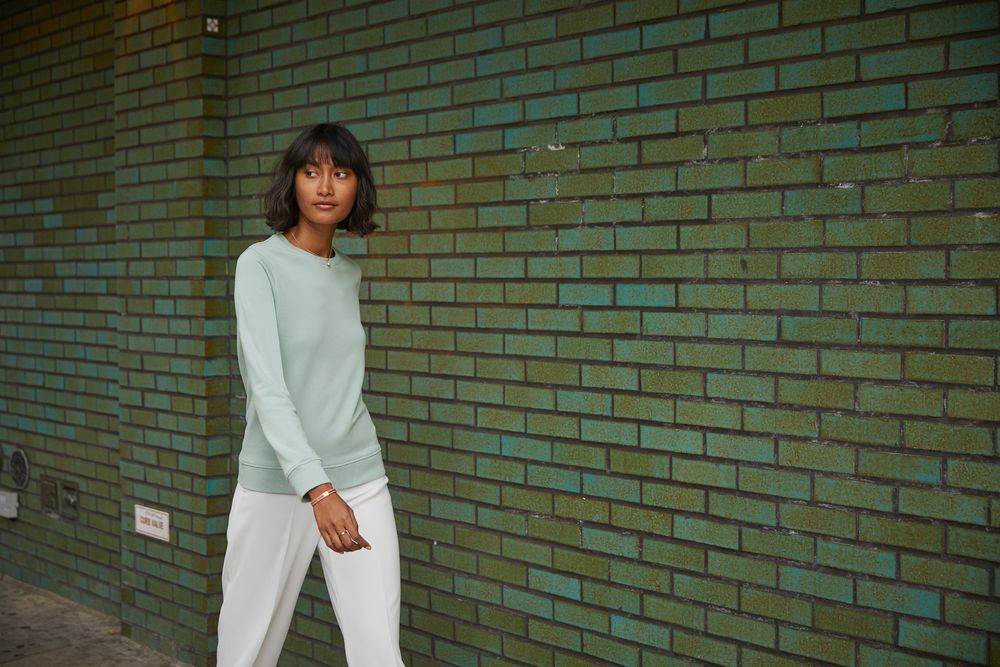 Свитшот женский BNC Inspire (Organic), бордовый — изображение 6