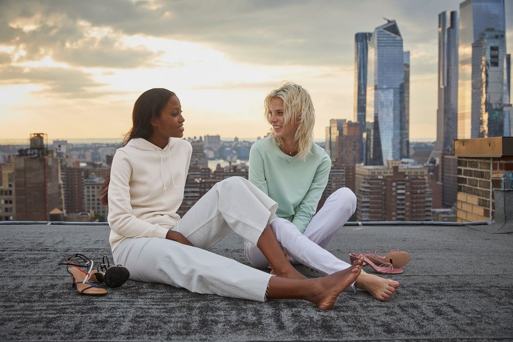 Свитшот женский BNC Inspire (Organic), бордовый — изображение 7