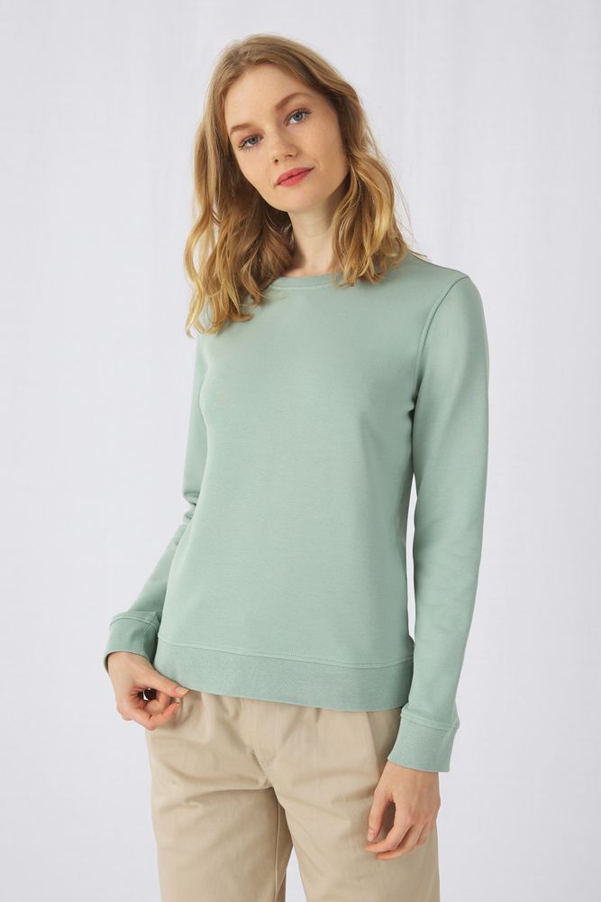 Свитшот женский BNC Inspire (Organic), черный — изображение 5