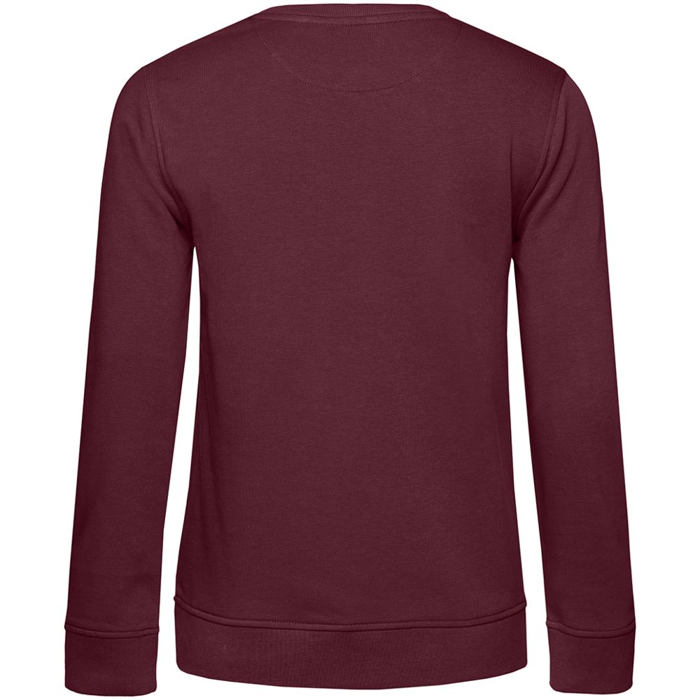 Свитшот женский BNC Inspire (Organic), бордовый — изображение 3