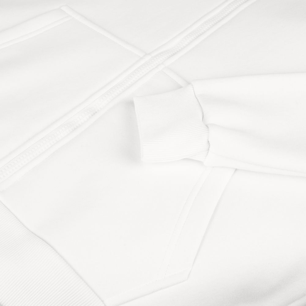 Толстовка унисекс оверсайз Zippy, белая — изображение 6