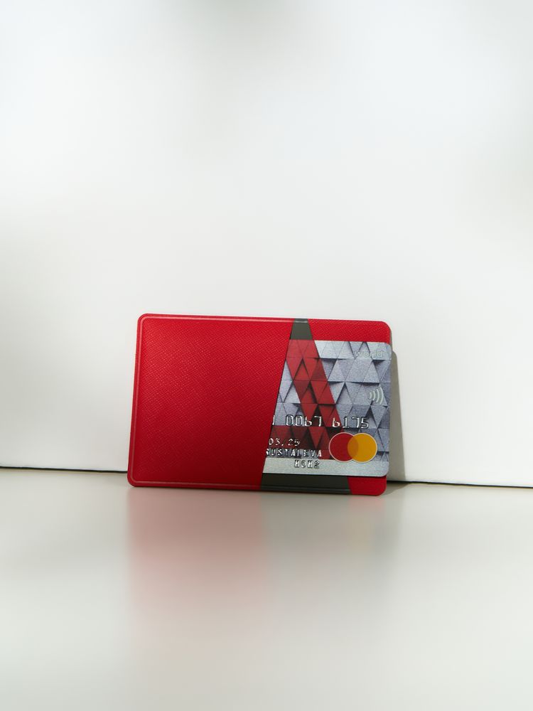 Картхолдер Dual, серо-красный — изображение 7