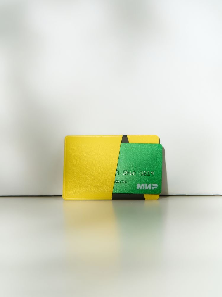 Картхолдер Dual, серо-желтый — изображение 7