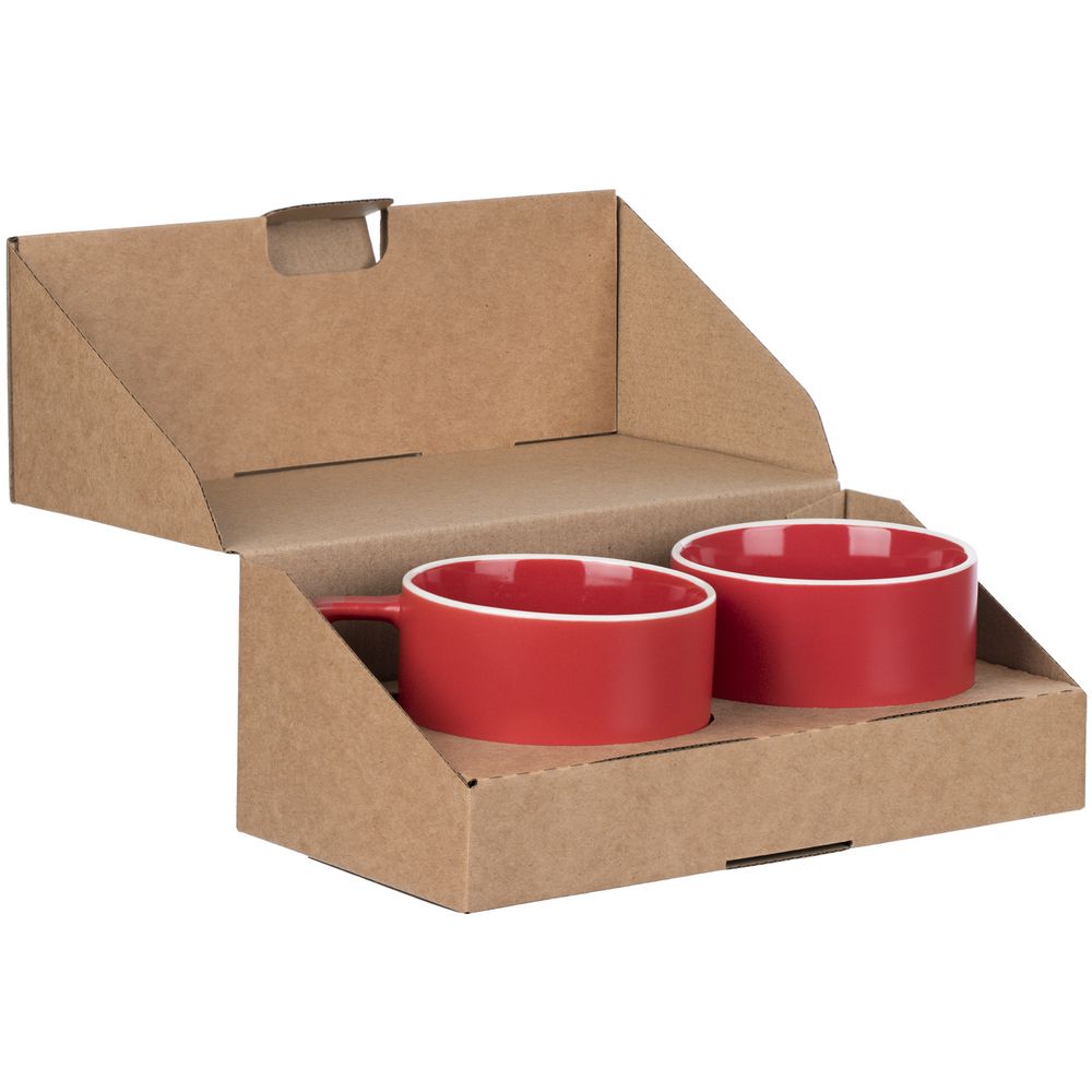 Коробка Klep для двух кружек, крафт — изображение 4