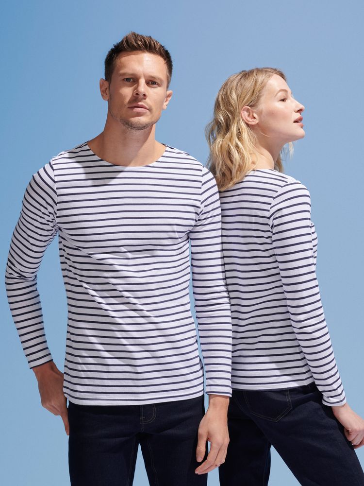 Футболка мужская Marine Men, белая с красным — изображение 6