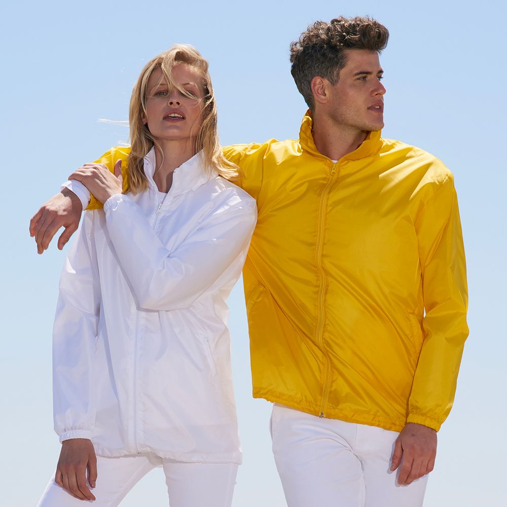 Ветровка унисекс Shift, оранжевая — изображение 10