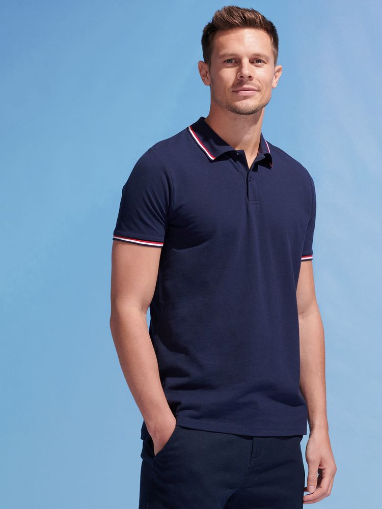 Рубашка поло мужская Prestige Men, ярко-синяя — изображение 5