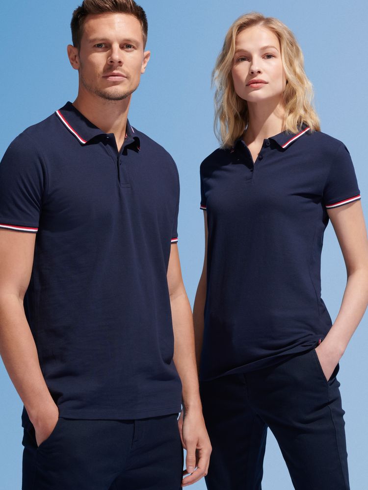 Рубашка поло женская Prestige Women, темно-синяя — изображение 6