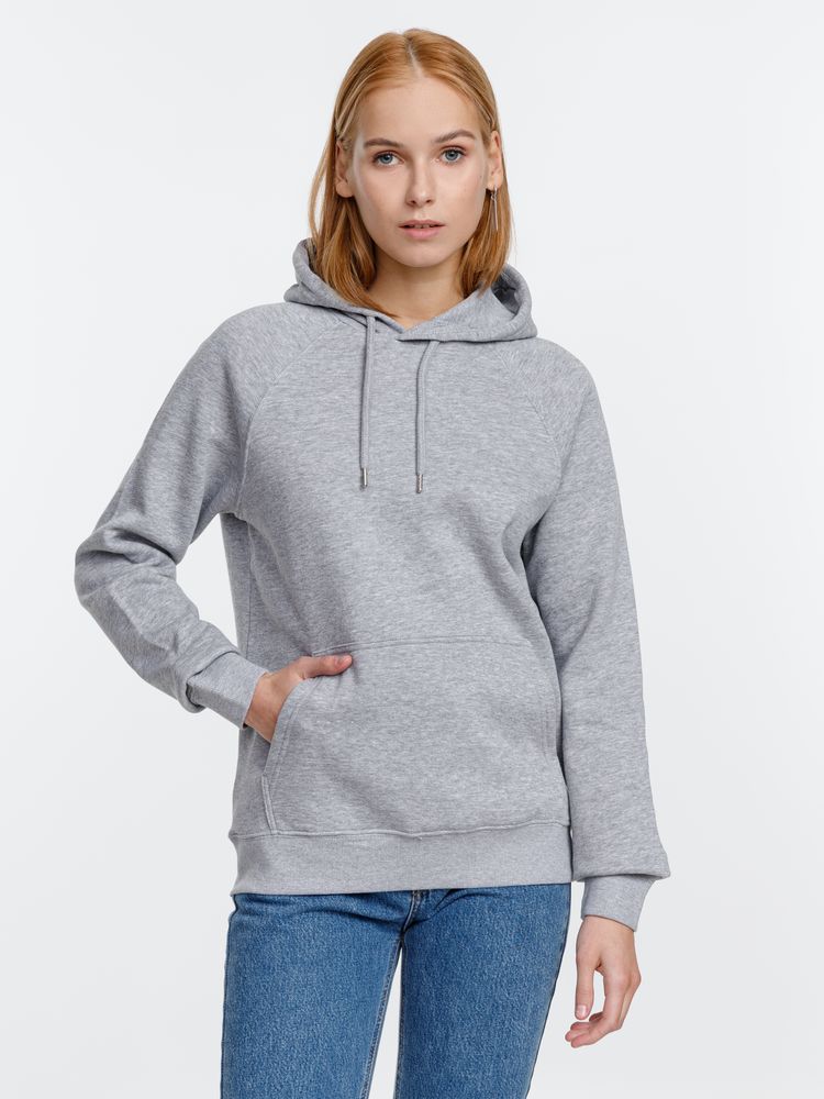 Толстовка унисекс Stellar, серый меланж — изображение 13