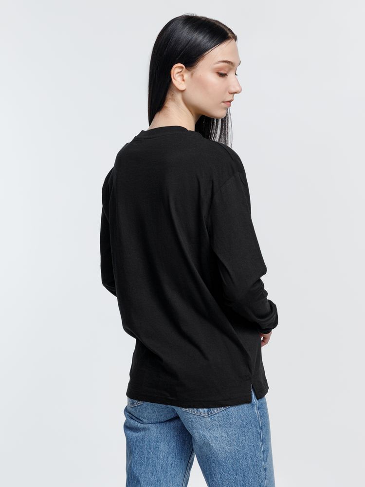 Футболка унисекс с длинным рукавом Pioneer LSL, черная — изображение 10