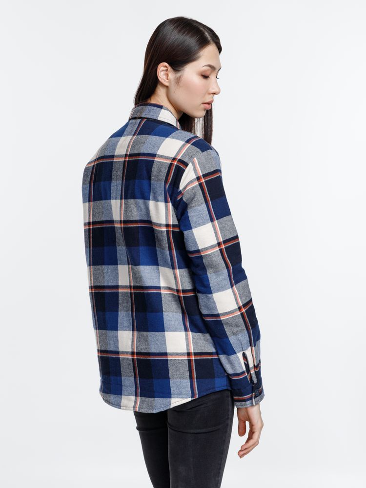 Куртка-рубашка оверсайз унисекс Noah, синяя — изображение 12