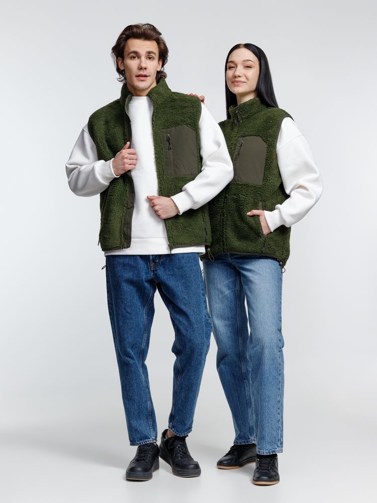 Жилет унисекс Fury BW, хаки — изображение 13