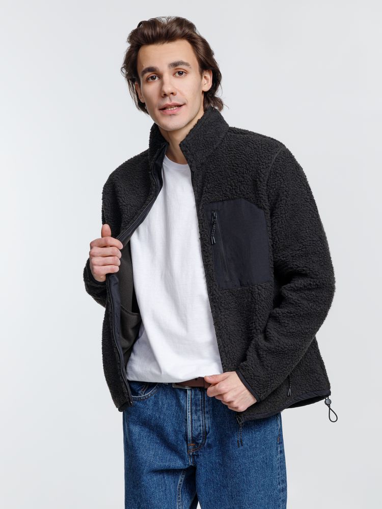 Куртка унисекс Fury, темно-серая (графит) — изображение 10