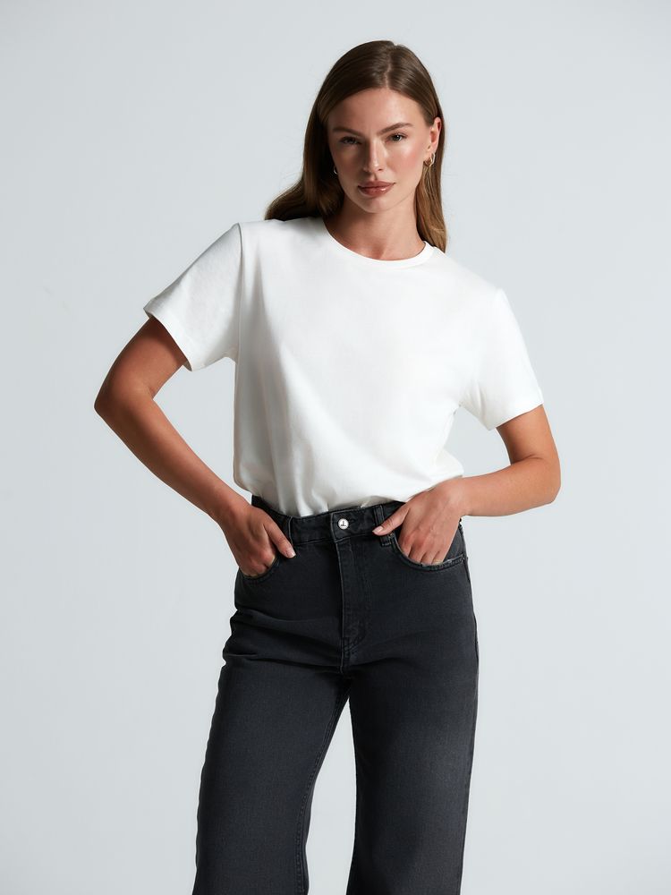 Футболка T-bolka 160 Original, белая (теплый оттенок) — изображение 8