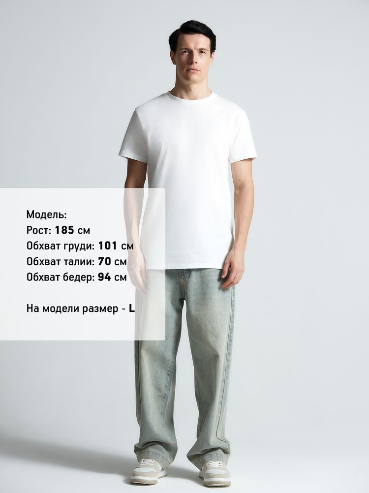 Футболка T-bolka 160 Original, белая (теплый оттенок) — изображение 11