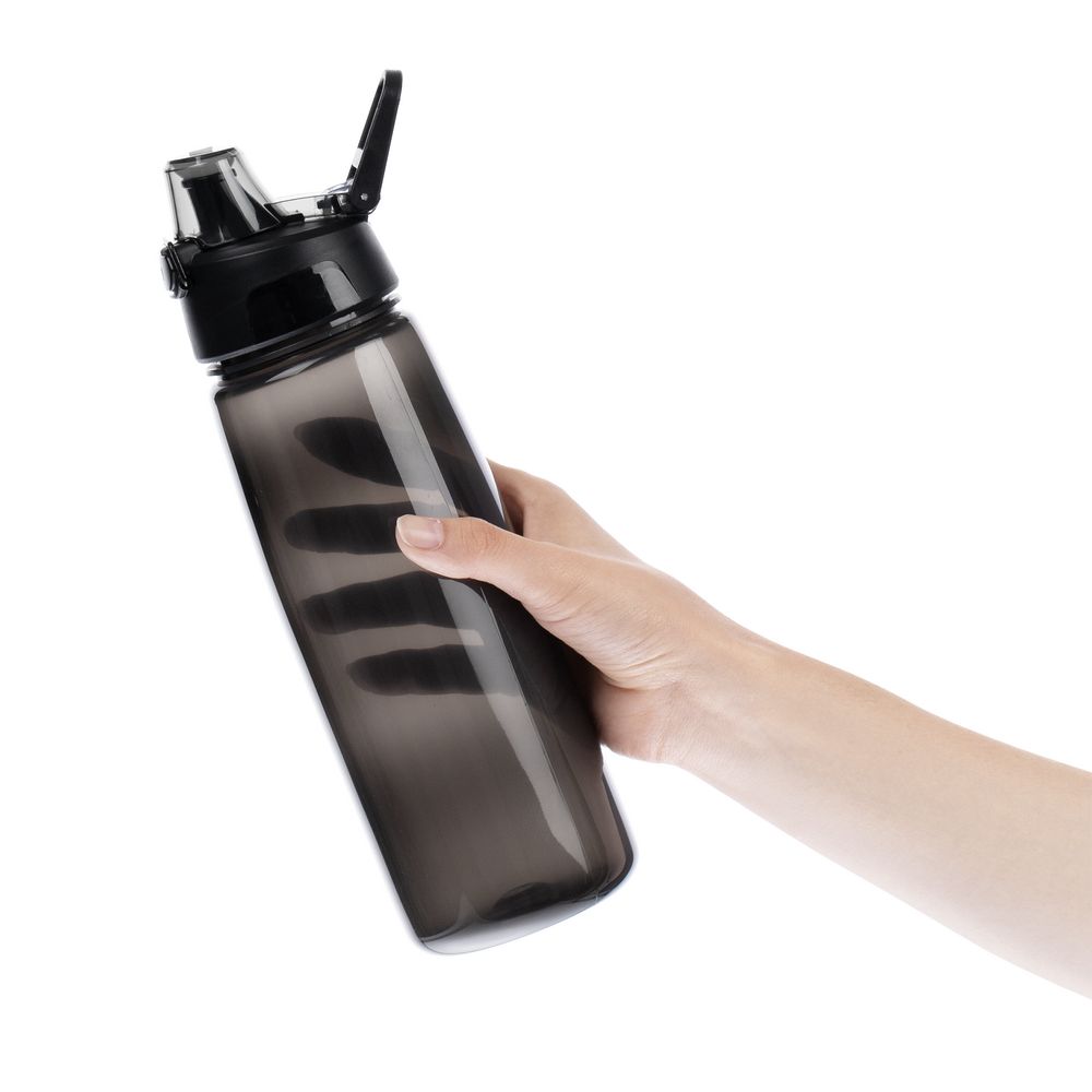 Спортивная бутылка Rally, черная — изображение 7
