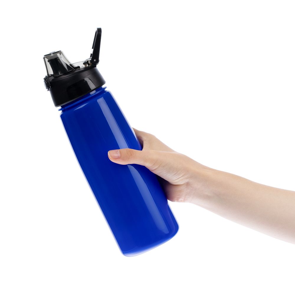 Спортивная бутылка Rally, синяя — изображение 7