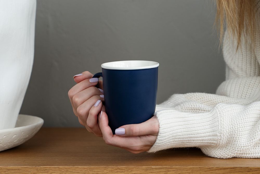 Кружка Doppel, темно-синяя — изображение 4