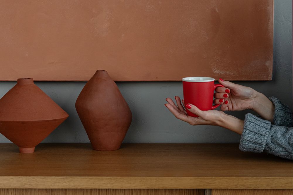 Кружка Doppel, красная — изображение 4