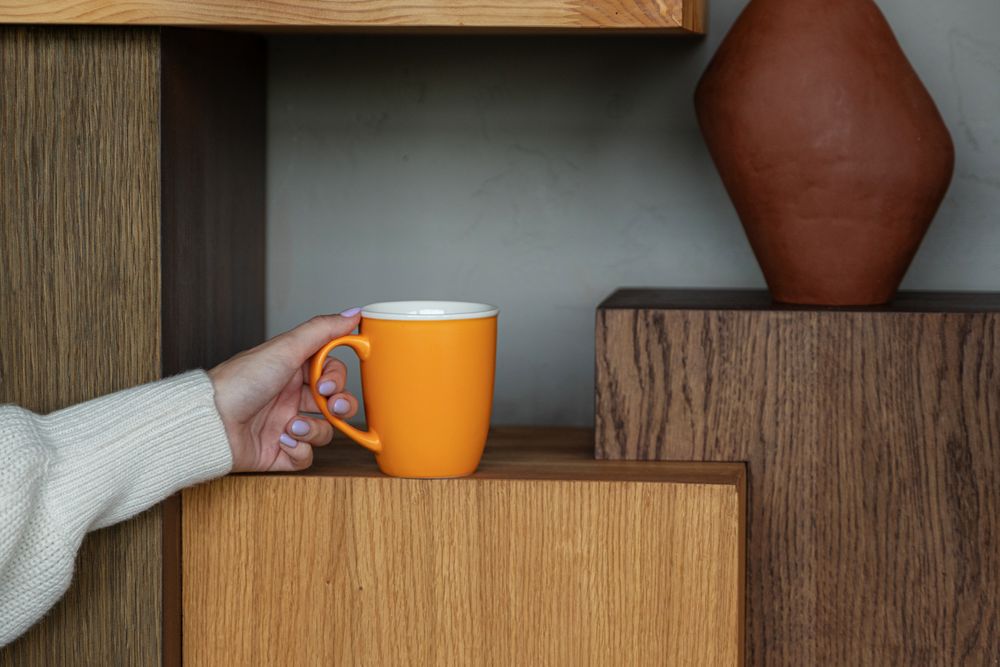 Кружка Doppel, желтая — изображение 4