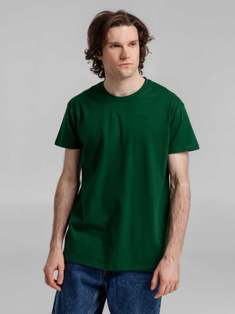 Футболка Imperial 190, темно-зеленая — изображение 5