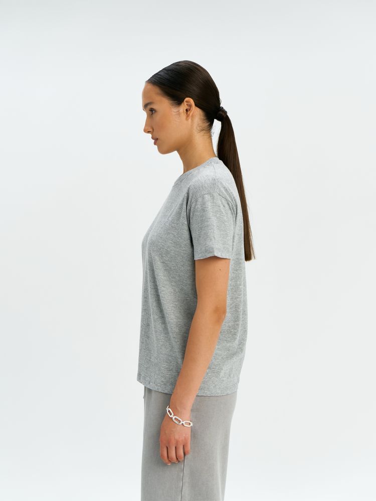 Футболка унисекс Regent 150, серый меланж — изображение 11