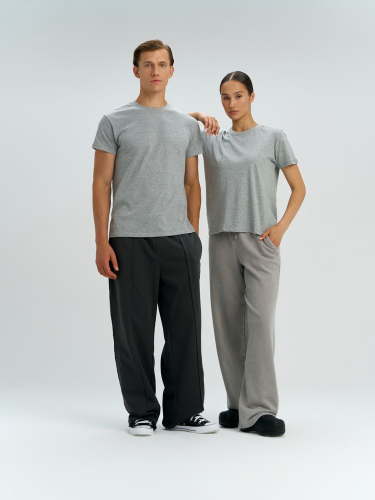 Футболка унисекс Regent 150, серый меланж — изображение 13