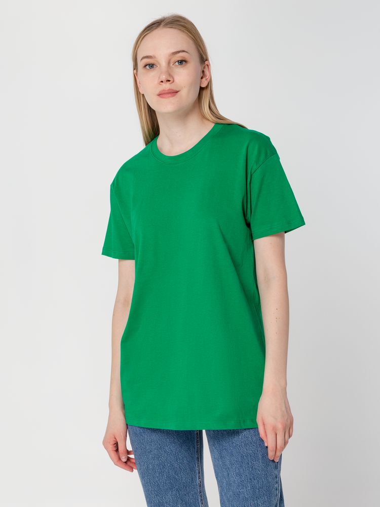 Футболка унисекс Regent 150, ярко-зеленая — изображение 6