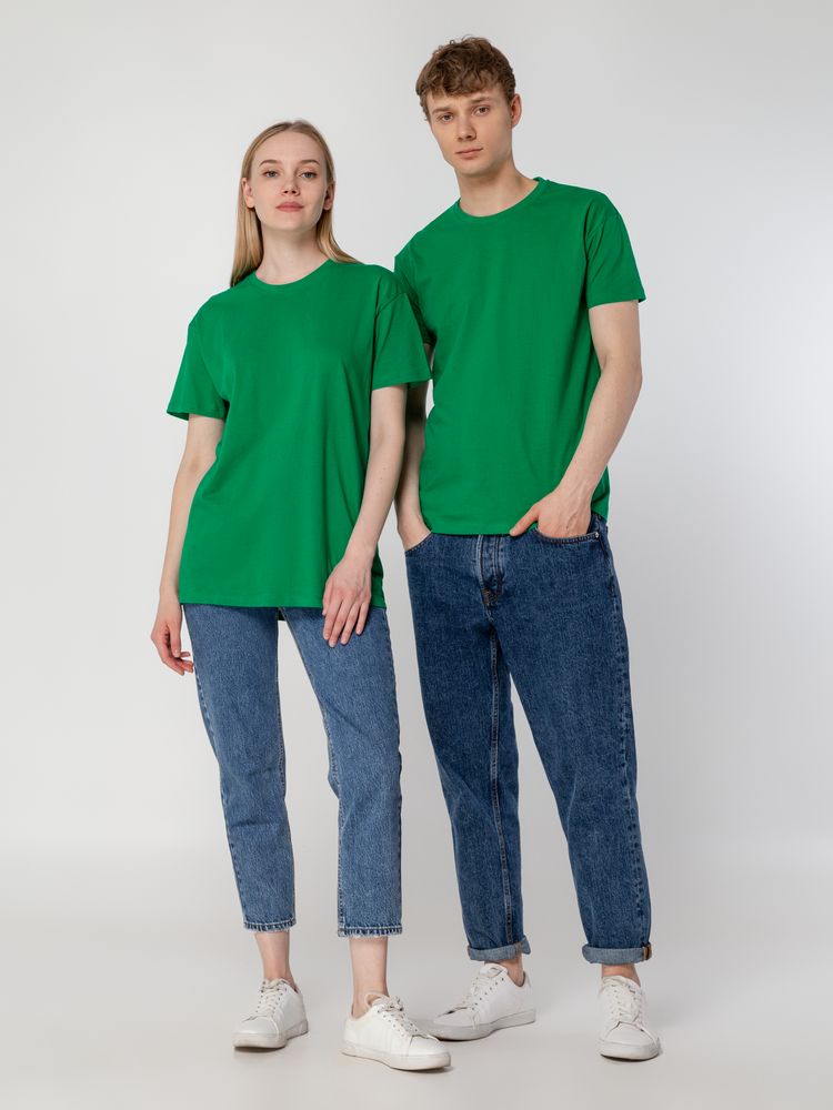 Футболка унисекс Regent 150, ярко-зеленая — изображение 12