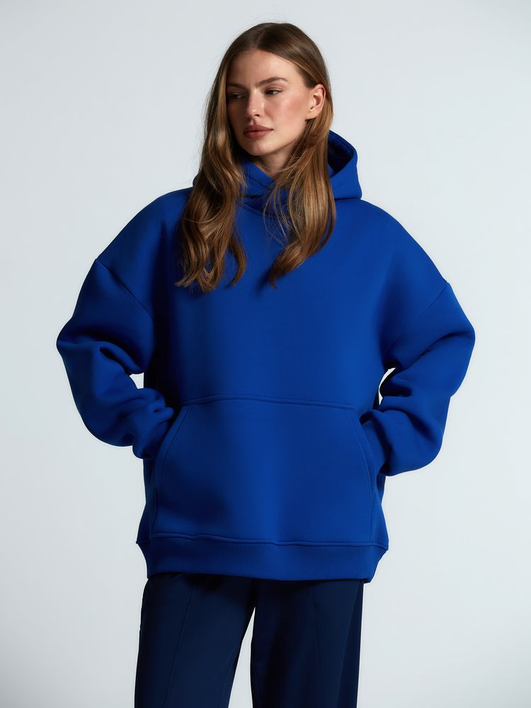Худи Kulonga Oversize, ярко-синее — изображение 9